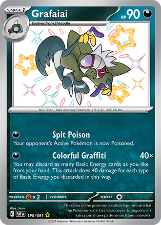 190/091 - Grafaiai (Shiny Rare)
