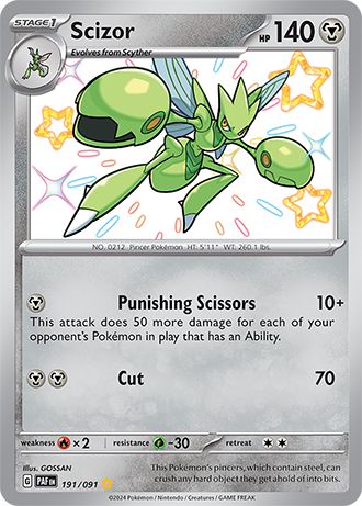 191/091 - Scizor (Shiny Rare)