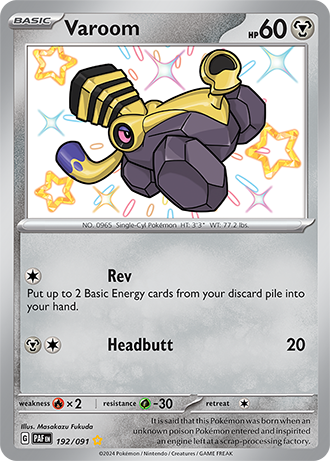 192/091 - Varoom (Shiny Rare)