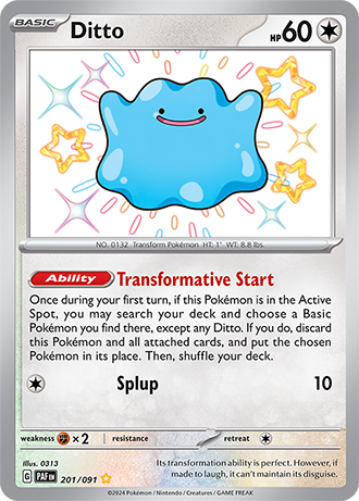 201/091 - Ditto (Shiny Rare)