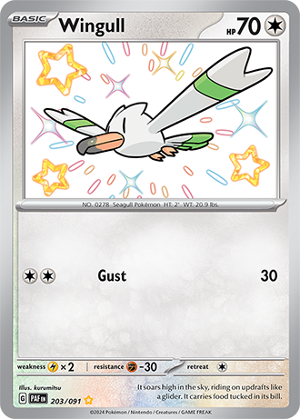 203/091 - Wingull (Shiny Rare)