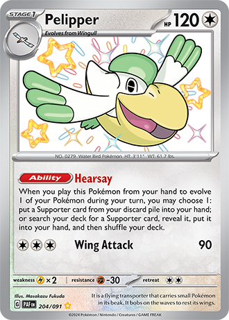 204/091 - Pelipper (Shiny Rare)