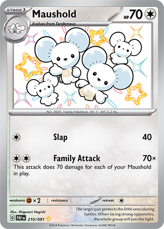 210/091 - Maushold (Shiny Rare)
