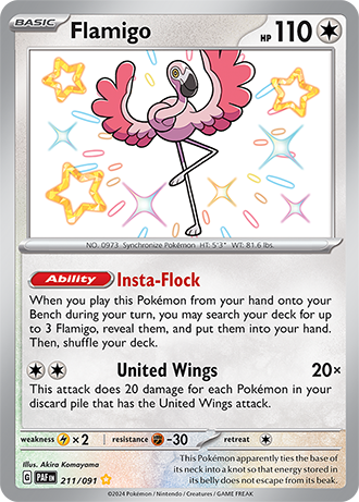 211/091 - Flamigo (Shiny Rare)