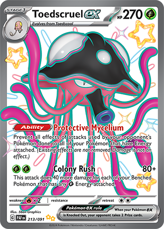 213/091 - Toedscruel Ex (Ultra Shiny Rare)