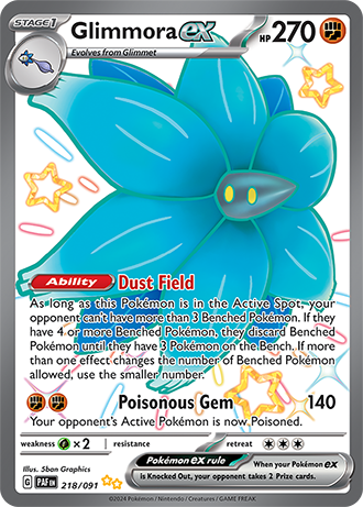 218/091 - Glimmora Ex (Ultra Shiny Rare)