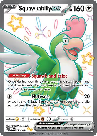 223/091 - Squawkabilly Ex (Ultra Shiny Rare)