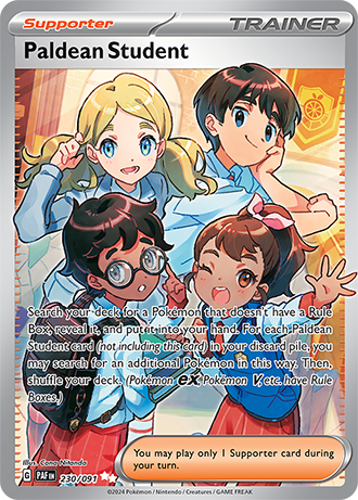 230/091 - Paldean Student (Illustration Rare)