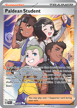 231/091 - Paldean Student (Illustration Rare)
