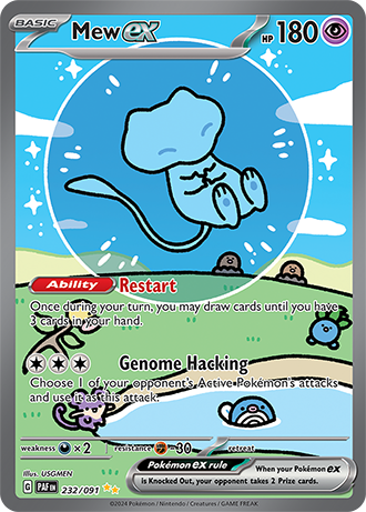 232/091 - Mew Ex (Special Illustration Rare)