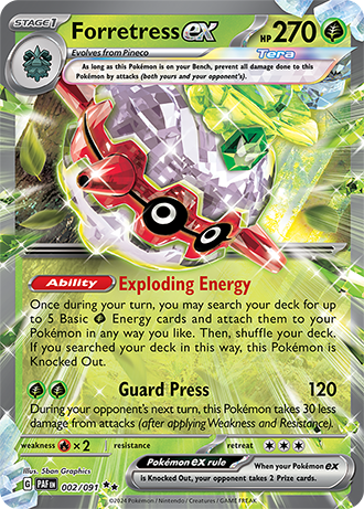 002/091 - Forretress Ex