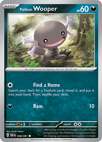 058/091 - Paldean Wooper