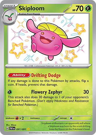 097/091 - Skiploom (Shiny Rare)