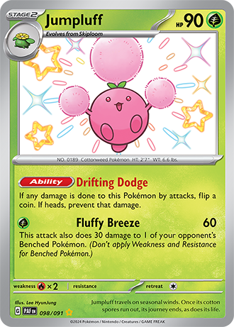 098/091 - Jumpluff (Shiny Rare)