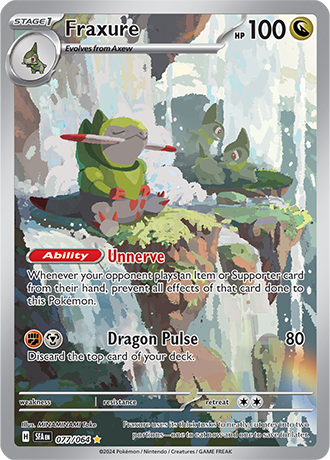 077/064 - Fraxure (Illustration Rare)