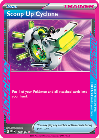 128/131 - Scoop Up Cyclone (ACE SPEC)