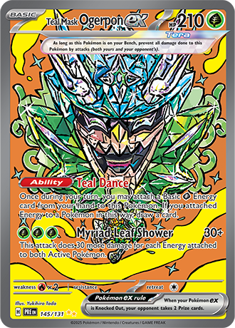 145/131 - Team Mask Ogerpon Ex (Special Illustration Rare)
