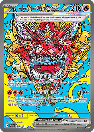 148/131 - Hearthflame Mask Ogerpon Ex (Special Illustration Rare)