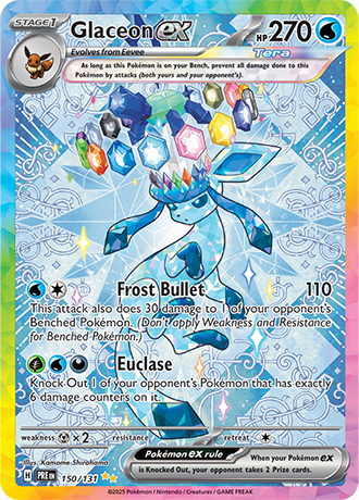 150/131 - Glaceon Ex (Special Illustration Rare)