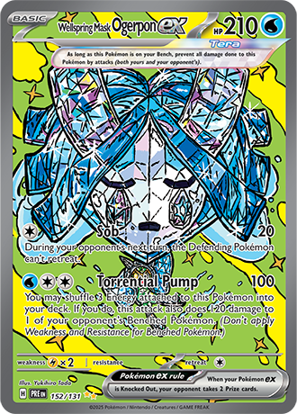 152/131 - Wellspring Mask Ogerpon Ex (Special Illustration Rare)