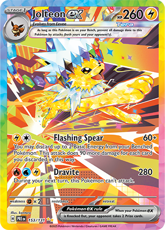 153/131 - Jolteon Ex (Special Illustration Rare)