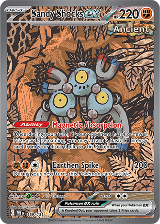 159/131 - Sandy Shocks Ex (Special Illustration Rare)