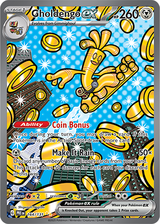 164/131 - Gholdengo Ex (Special Illustration Rare)