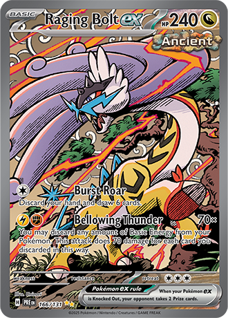 166/131 - Raging Bolt Ex (Special Illustration Rare)