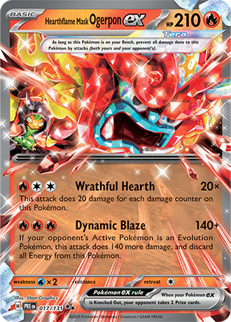 017/131 - Hearthflame Mask Ogerpon Ex