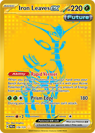 176/131 - Iron Leaves Ex (Hyper Rare)