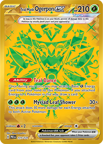 177/131 - Team Mask Ogerpon Ex (Hyper Rare)
