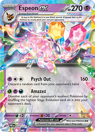 034/131 - Espeon Ex