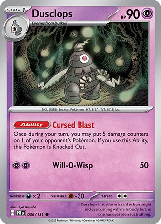 036/131 - Dusclops