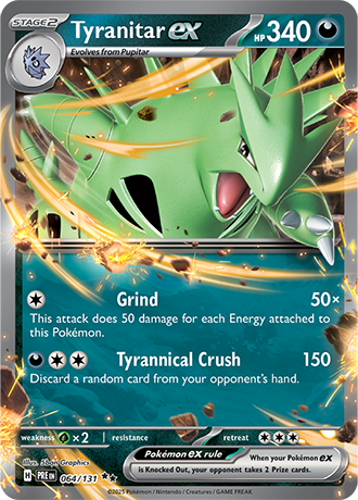 064/131 - Tyranitar Ex