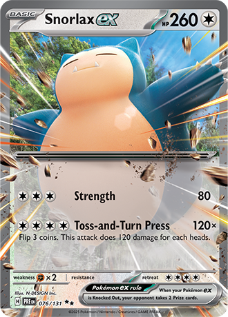 076/131 - Snorlax Ex