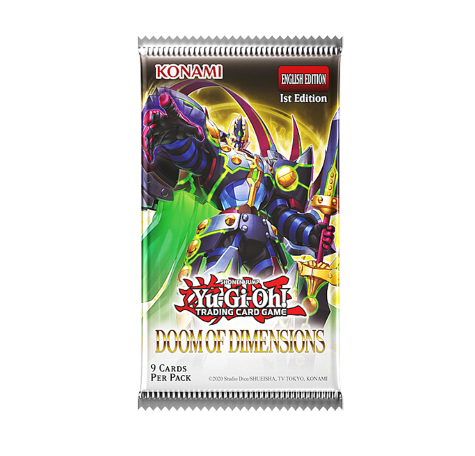 Yu-Gi-Oh! - Doom of Dimensions Booster Pack (7 Cards)