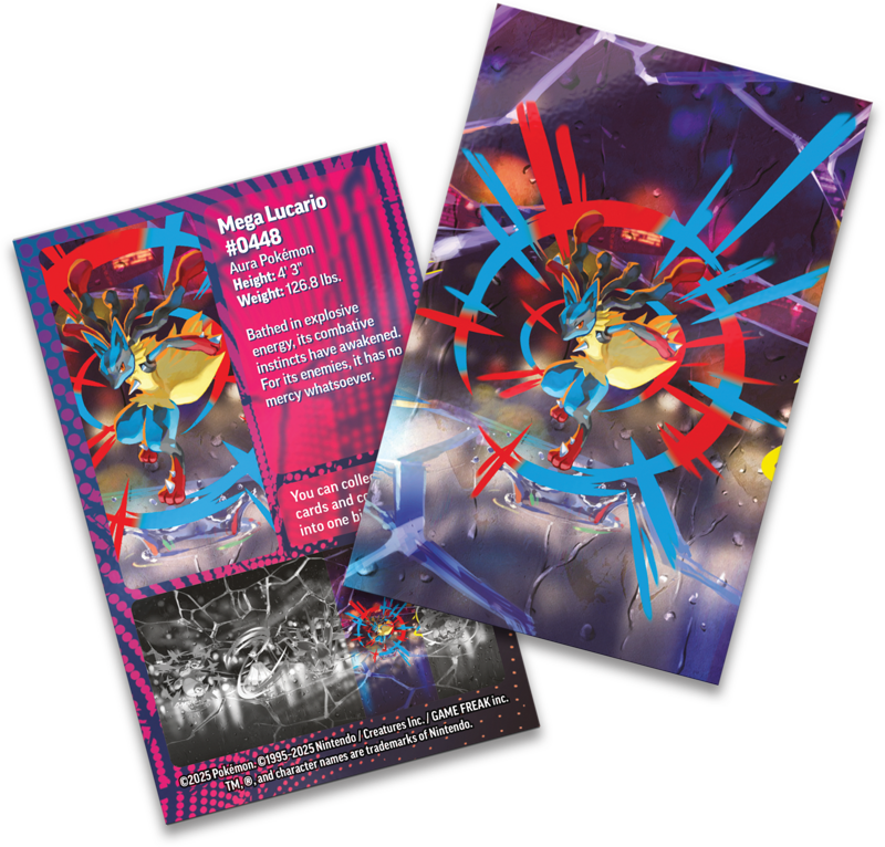 Pokemon TCG: Mega Heroes Mini Tin – Mega Lucario