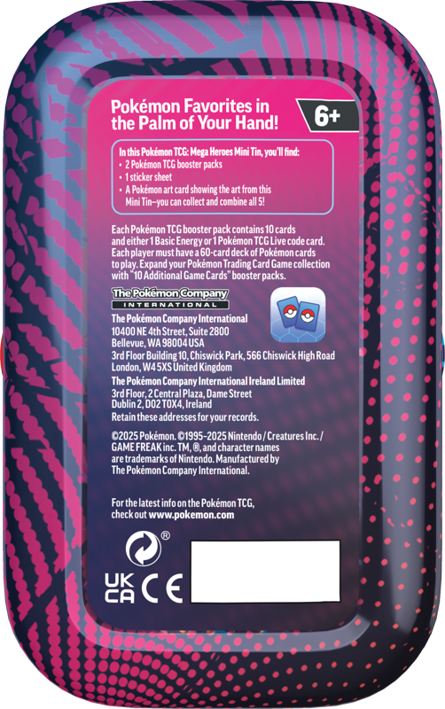 Pokemon TCG: Mega Heroes Mini Tin – Mega Latias