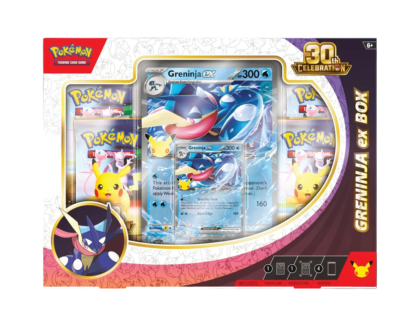 Pokemon TCG - 30th Celebration Greninja ex Collection Box