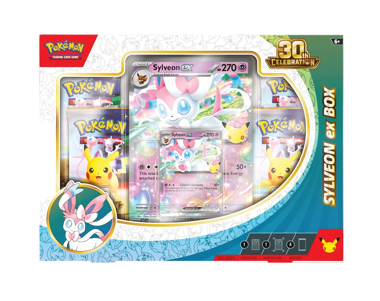 Pokemon TCG - 30th Celebration Sylveon ex Collection Box