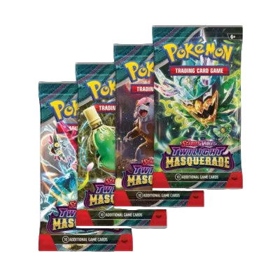 Pokemon TCG: Twilight Masquerade Art Set - 4 Booster Packs