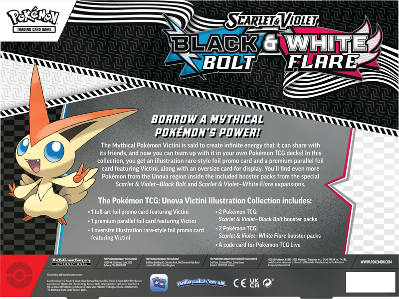 Pokemon TCG: Unova Victini Illustration Collection