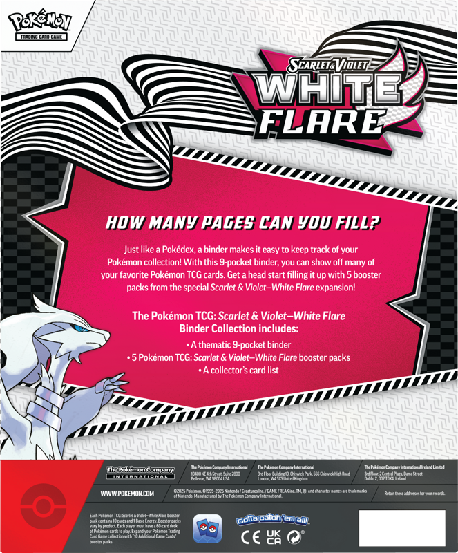 Pokemon TCG: White Flare Binder Collection
